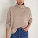 Liana Chunky Funnel Neck Jumper - Toast