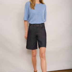 Lilia Bermuda Short - Indigo