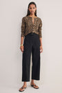 Lilian Patch Pocket Chino - Black
