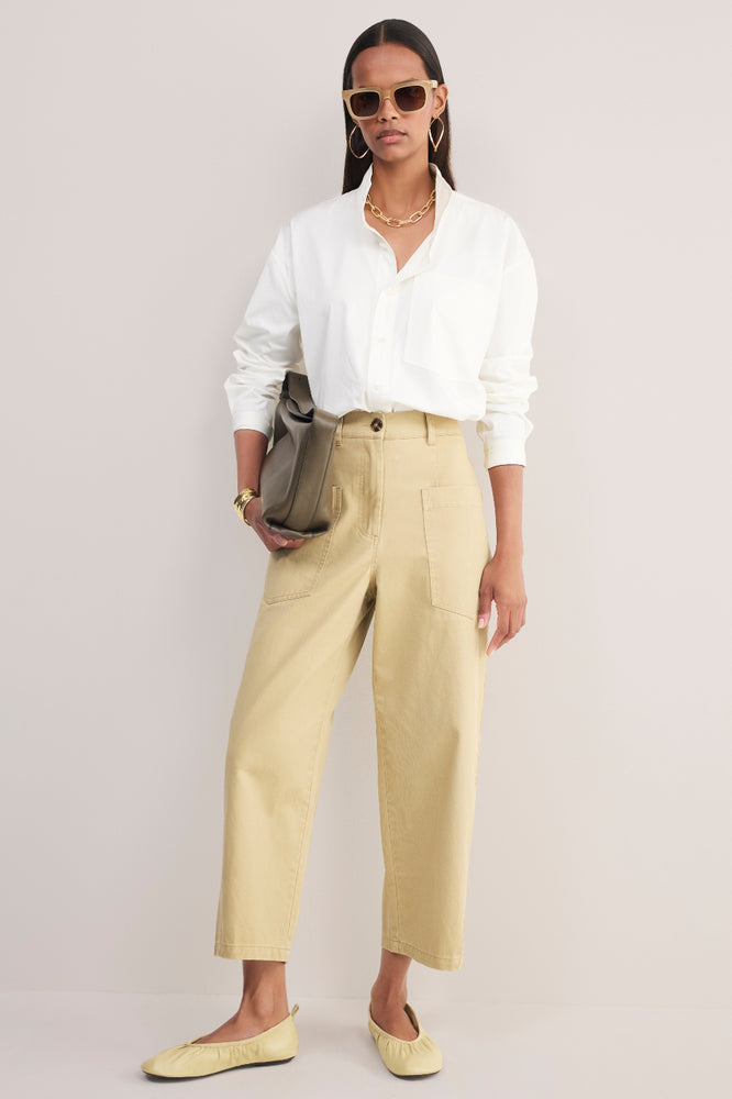 Lilian Patch Pocket Chino - Sand