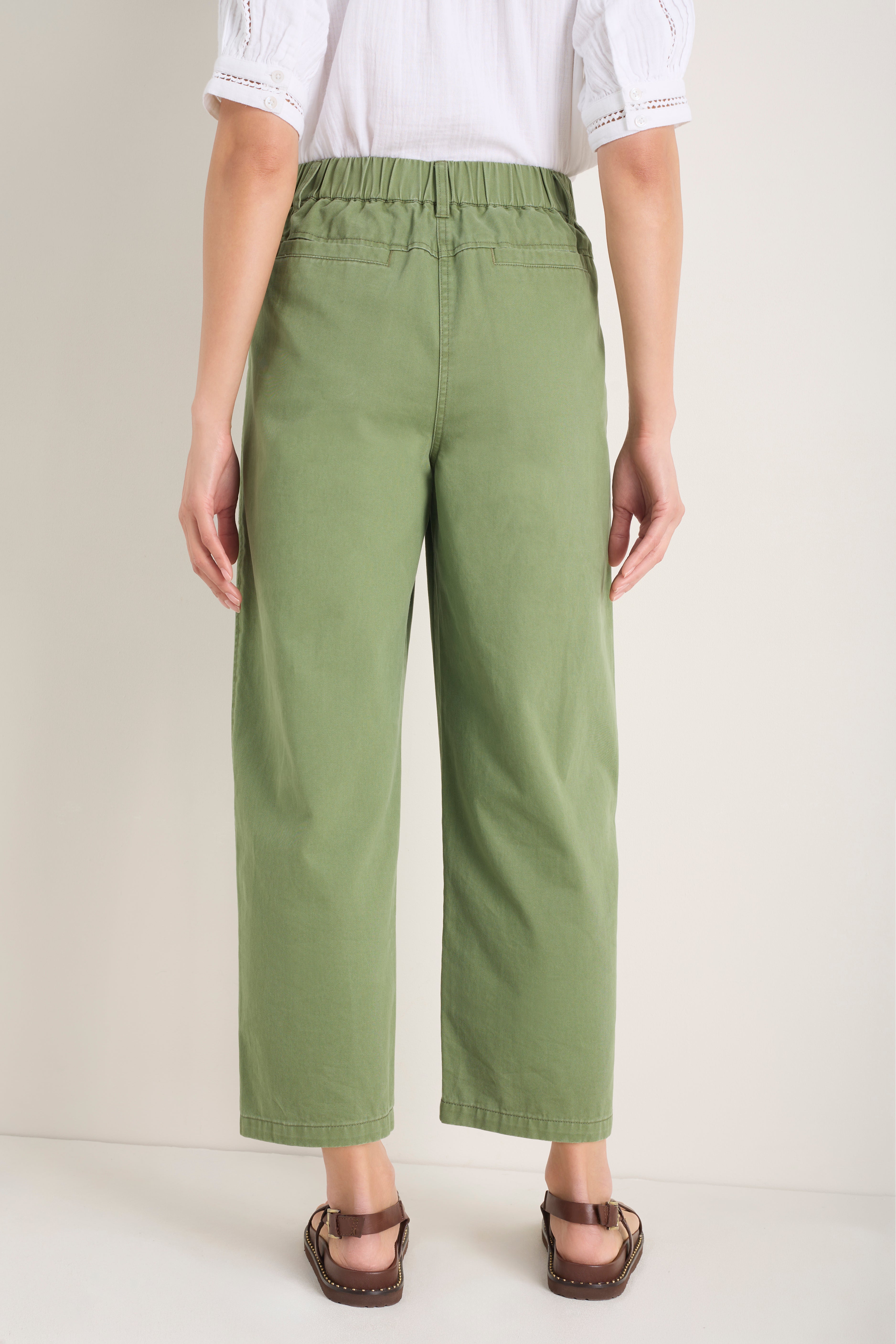 Lilian Patch Pocket Chino - Soft Khaki