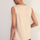 Lily Linen Tank - Oat Shimmer