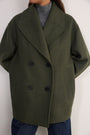 Lily Peacoat - Olive