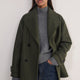 Lily Peacoat - Olive