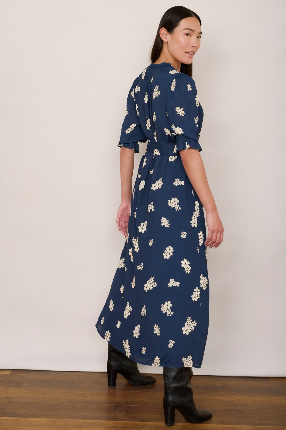 Lynette Dress Hibiscus Floral