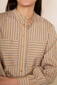 Liza Shirt - Coffee Stripe