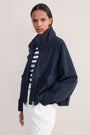 Lola Funnel Neck Jacket - Midnight