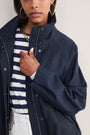 Lola Funnel Neck Jacket - Midnight