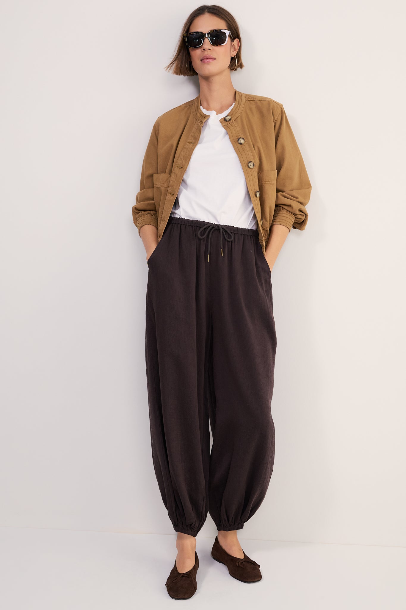 Lola Hareem Trouser - Cocoa