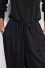 Lola Satin Harem Trouser - Midnight