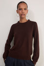 Lucia Merino Jumper - Chocolate