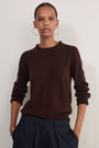 Lucia Merino Jumper - Chocolate