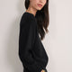 Lucie V-Neck Jumper - Black