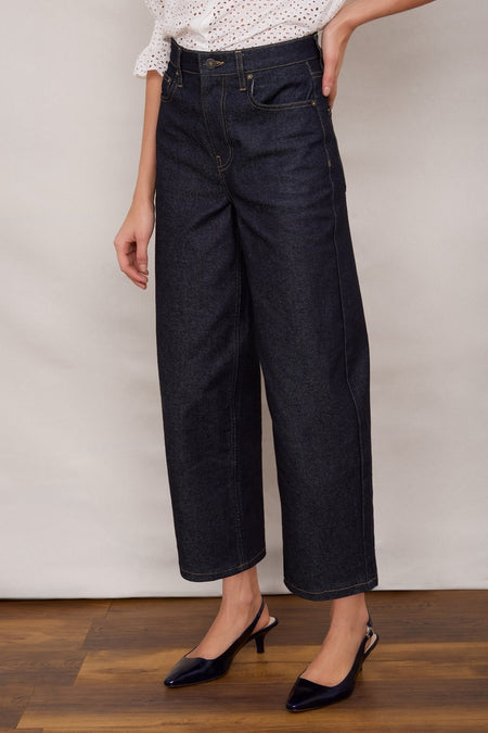 Lula Barrel Jean - Raw Denim