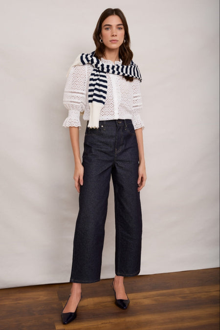 Lula Barrel Jean - Raw Denim