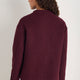 Luna Boiled Wool Jacket - Merlot