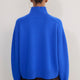 Luna Curved Hem Jumper - Cobalt Blue