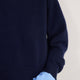 Luna Curved Hem Jumper - Midnight