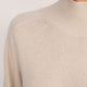 Luna Curved Hem Jumper - Oat