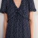Lyra Silk Blend Dress - Midnight Spot