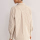 Macey Shirt - Tan/Ivory Stripe