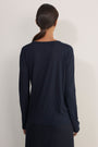 Madeleine Henley Jersey Top - Midnight