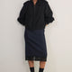 Madeleine Wool Bomber - Black