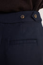 Madeleine Wool Trouser - Midnight