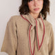 Maeve Knitted Scarf - Oatmeal