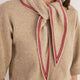 Maeve Knitted Scarf - Oatmeal