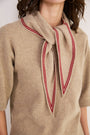 Maeve Knitted Scarf - Oatmeal