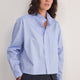 Maisie Pussybow Shirt - Chambray