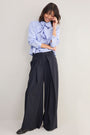 Maisie Pussybow Shirt - Chambray