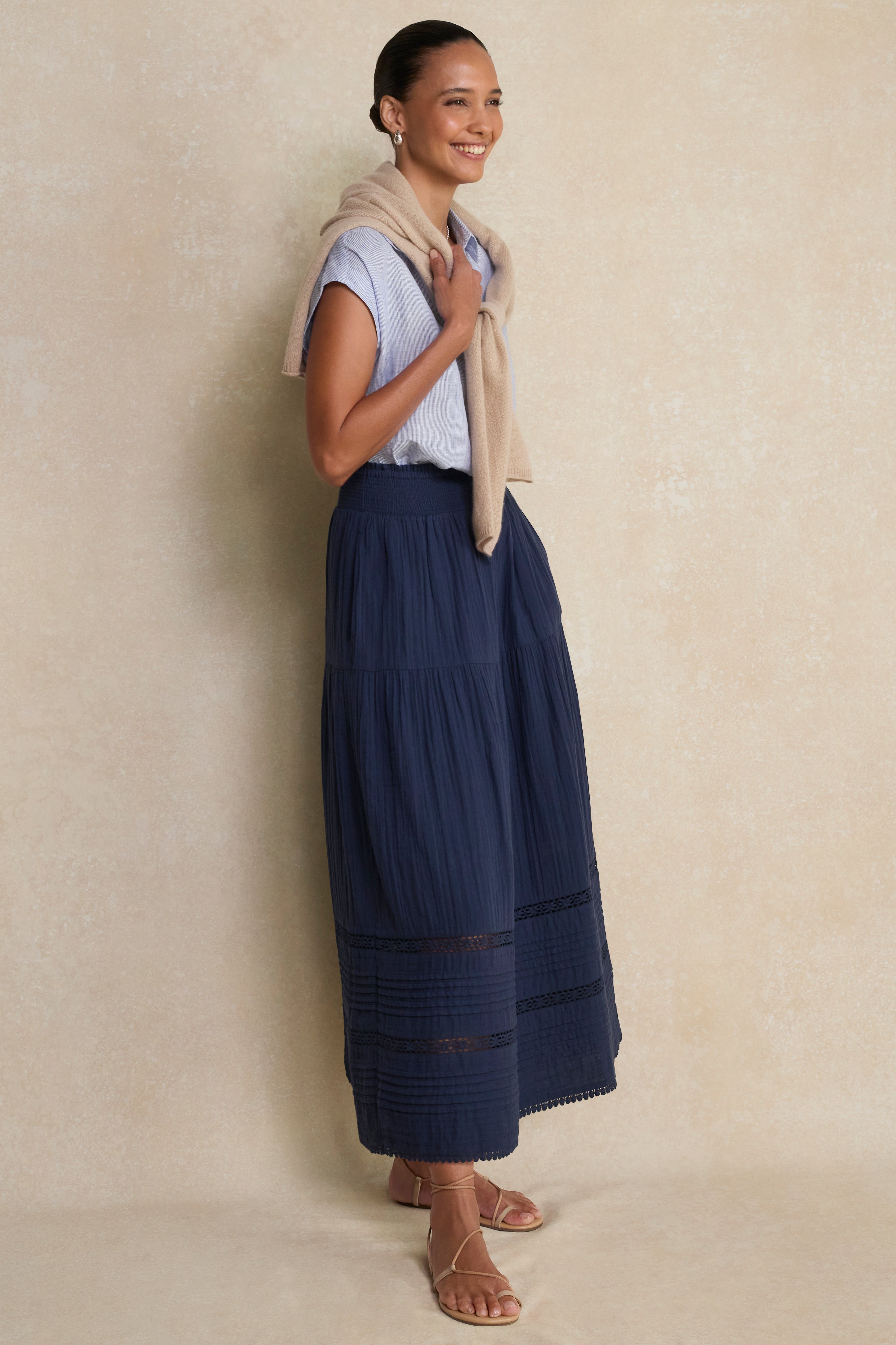 Margot Skirt - Deep Midnight