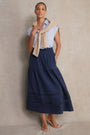 Margot Skirt - Deep Midnight