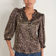 Mariam Top - Leopard Metallic
