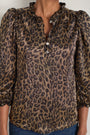 Mariam Top - Leopard Metallic
