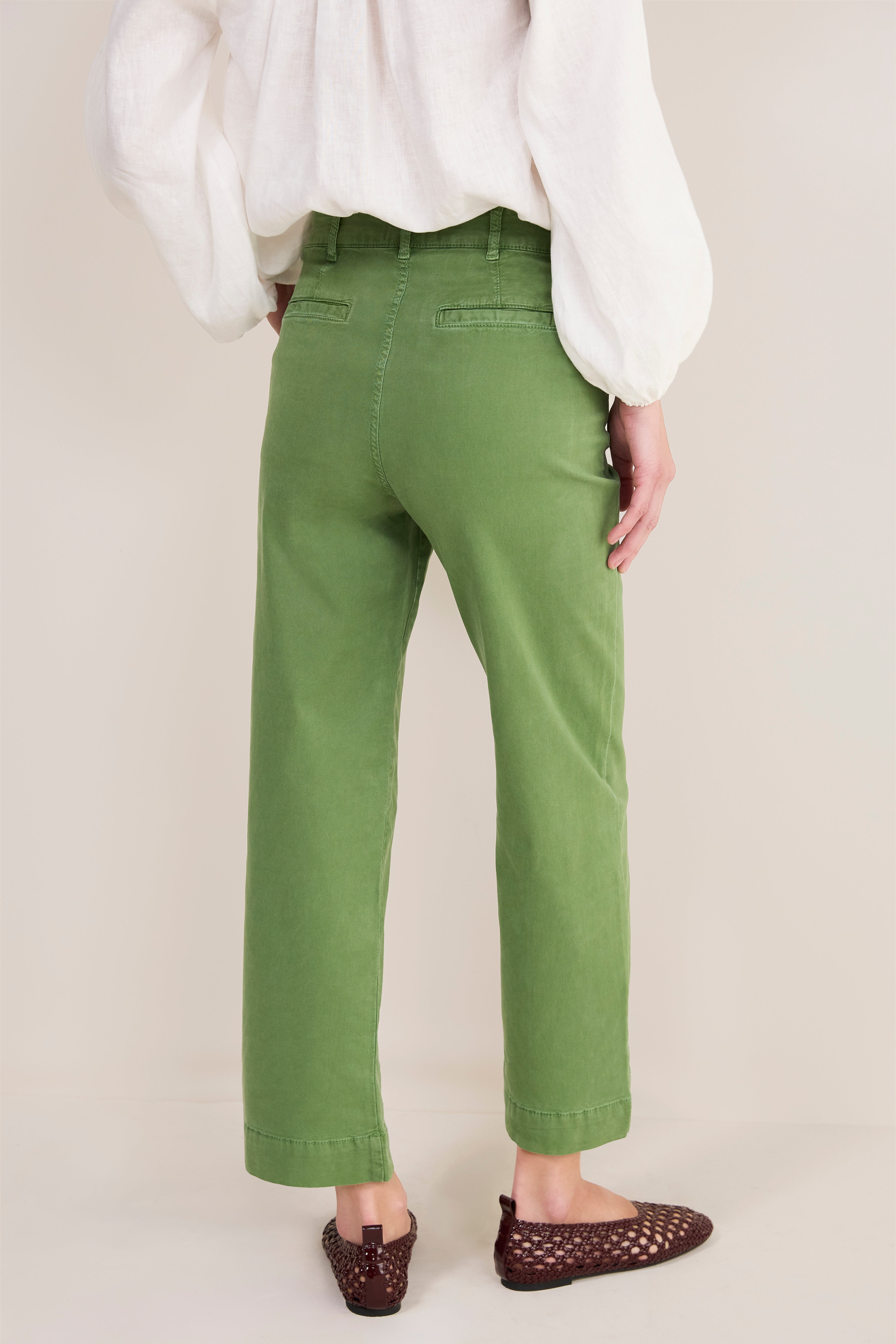 Marianne Chino Trouser - Olive