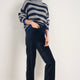 Marianne Cotton Velvet Trouser - Midnight