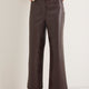 Marianne Faux Leather Trouser - Cocoa