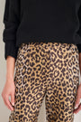 Marianne Jacquard Trouser - Leopard
