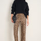Marianne Jacquard Trouser - Leopard