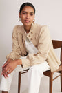 Lana Bubble Hem Trench - Sand