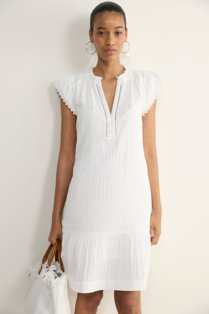 Marlow Short Dress - White