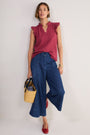 Marlow Top - Sangria Red
