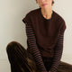 Fleur Merino Tank - Cocoa