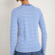 Marnie Long Sleeve Jersey Top - Cobalt/Ivory Stripe