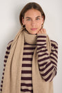 Mathilde Cashmere Scarf - Oat Melange