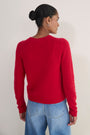 Mia Cashmere Jumper - Red