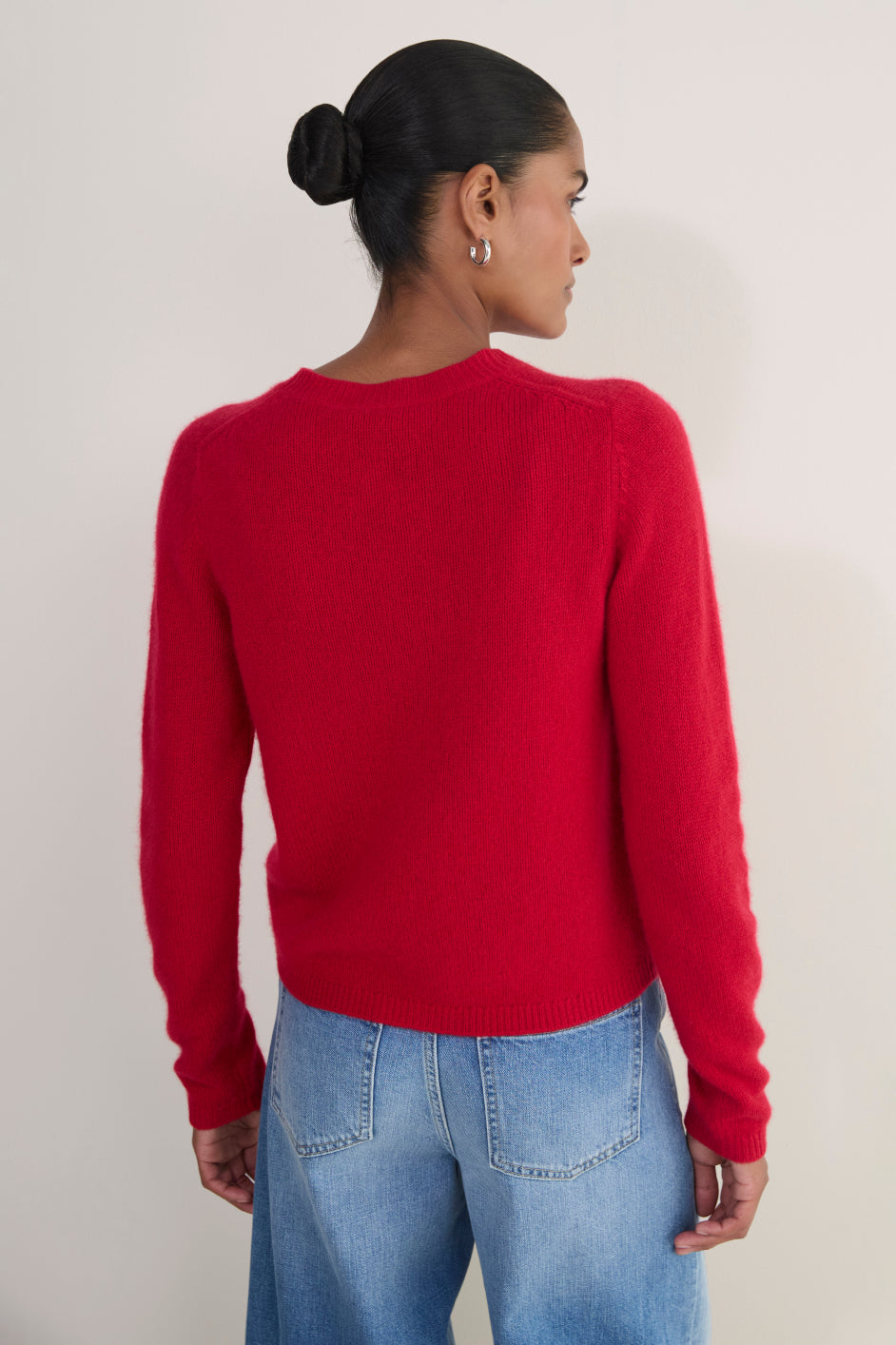 Mia Cashmere Jumper - Red